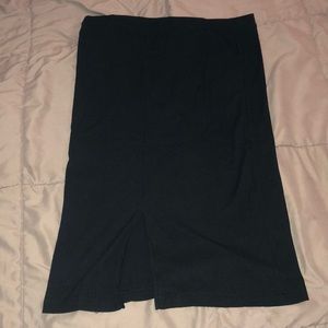 Hot Kiss Junior’s Black Midi Skirt